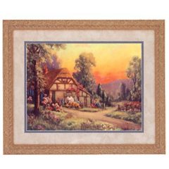 3100 1484 Cottage at Sunset – by W.M.Thompson