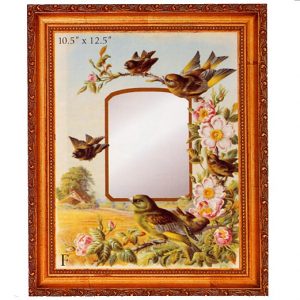 3341 3021 Mirror – Bird family and Roses