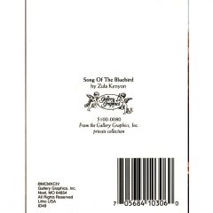 5100 0080 Song of the Bluebird by Zula Kenyon