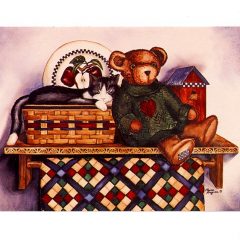 5100 0346 Bear and Buddy by Laurie Korsgaden