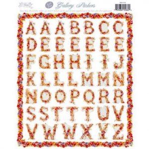 5500 1315 Stickers – Floral Alphabet