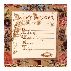 3100 0453 Baby Record